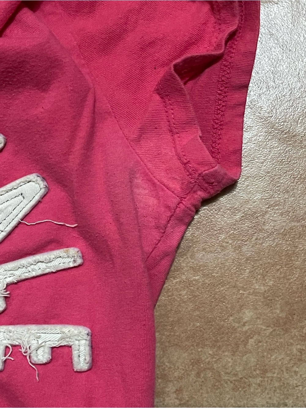 Y2K 100% Cotton Aeropostale Women's Pink Graphic Logo Tee - Picture 10 of 10